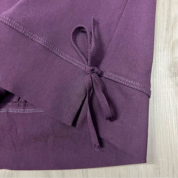 Forever 21 purple y2k miniskirt sz L NWT retro vintage deadstock. Side ties - Picture 12 of 12